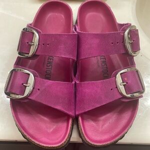- Birkenstock Arizona Big Buckle Fuscia